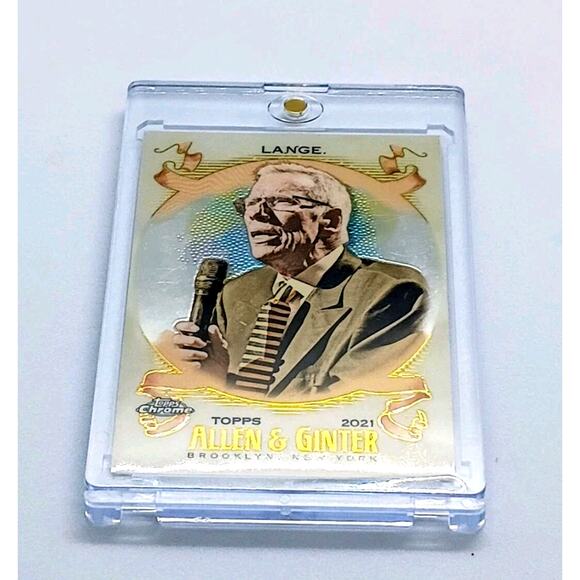 2021 Topps Chrome Allen And Ginter Celebrity #270 Mike Lange - Picture 1 of 6